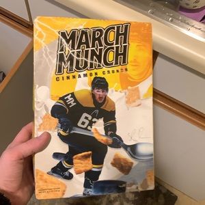 Limited edition Boston bruins cereal march munch still sealed